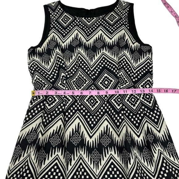 J Crew Sleeveless Geo Patterned Dress - Picture 9 of 12